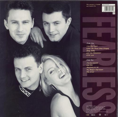 Eighth Wonder Fearless vinyl LP album (LP record) UK EIGLPFE796478