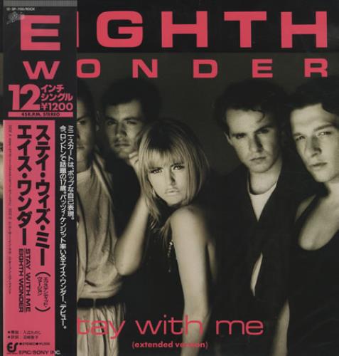 Eighth Wonder Stay With Me 12" vinyl single (12 inch record / Maxi-single) Japanese EIG12ST172046