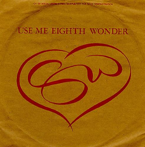 Eighth Wonder Use Me 7" vinyl single (7 inch record / 45) Japanese EIG07US122469