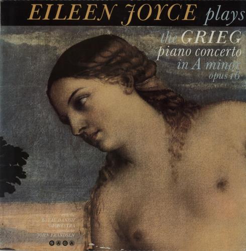 Eileen Joyce Grieg: Piano Concerto in A Minor, Opus 16 vinyl LP album (LP record) UK H2MLPGR661010