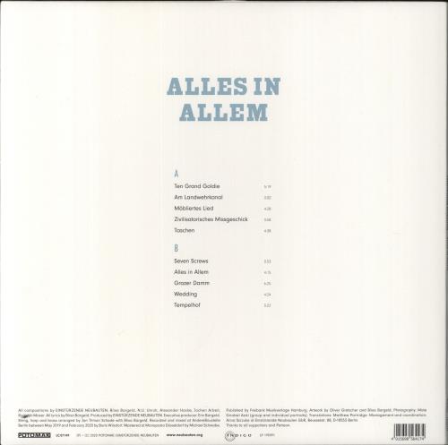 Einsturzende Neubauten Alles In Allem vinyl LP album (LP record) German EINLPAL861146