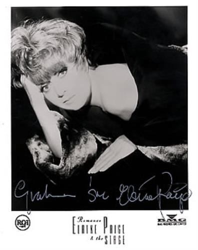 Elaine Paige Romance - Autographed photograph UK EPGPHRO265022