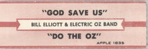 Elastic Oz Band God Save Us 7" vinyl single (7 inch record / 45) US EOZ07GO77293