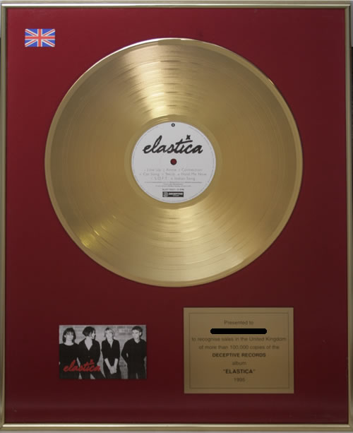 Elastica Elastica award disc UK ELAAWEL563125