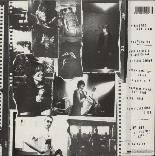 Elastica The Menace + Poster vinyl LP album (LP record) UK ELALPTH154237