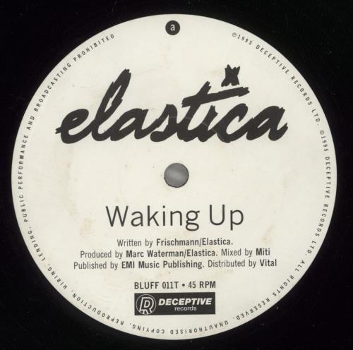 Elastica Waking Up 12" vinyl single (12 inch record / Maxi-single) UK ELA12WA54392
