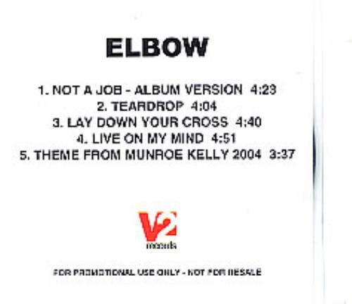 Elbow Not A Job CD-R acetate UK EBWCRNO273933