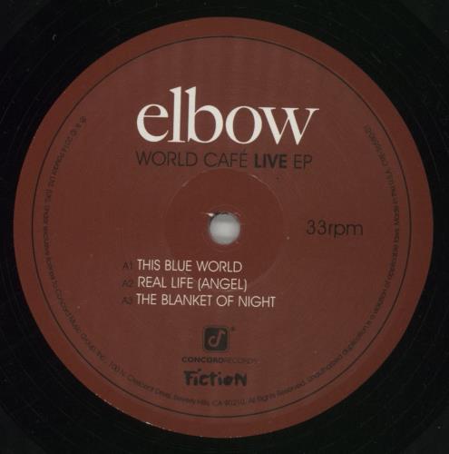 Elbow World Caf� Live EP 10" vinyl single (10 inch record) US EBW10WO864682