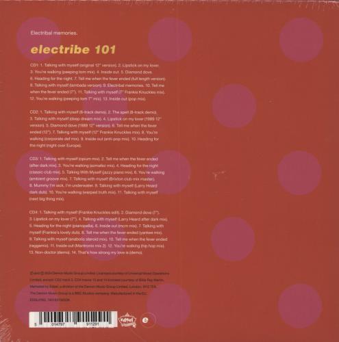 Electribe 101 Electribal Memories - Deluxe Edition + Signed Print - Sealed 4-CD album set UK 1014CEL856614