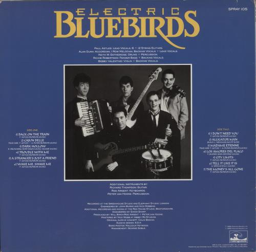 Electric Bluebirds Electric Bluebirds vinyl LP album (LP record) UK 4EBLPEL498727