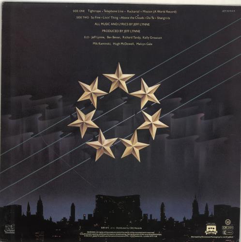 Electric Light Orchestra A New World Record vinyl LP album (LP record) UK ELOLPAN688090