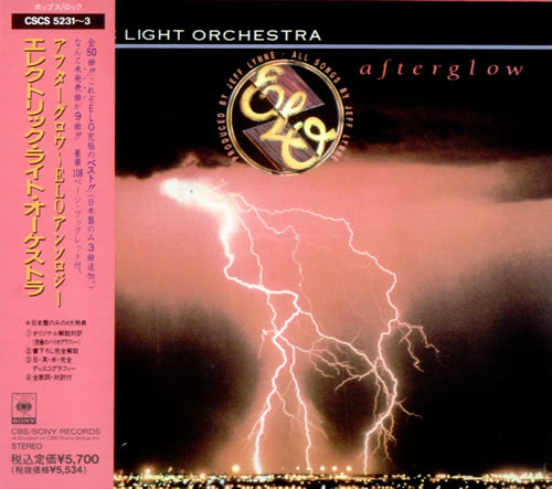 Electric Light Orchestra Afterglow 3-CD album set (Triple CD) Japanese ELO3CAF530711