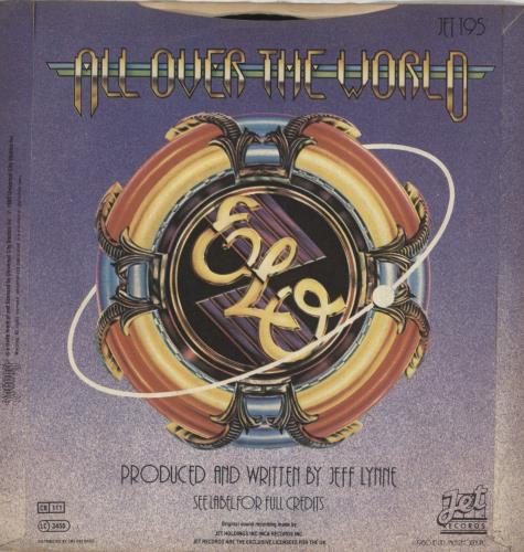 Electric Light Orchestra All Over The World + Picture Sleeve 7" vinyl single (7 inch record / 45) UK ELO07AL591809