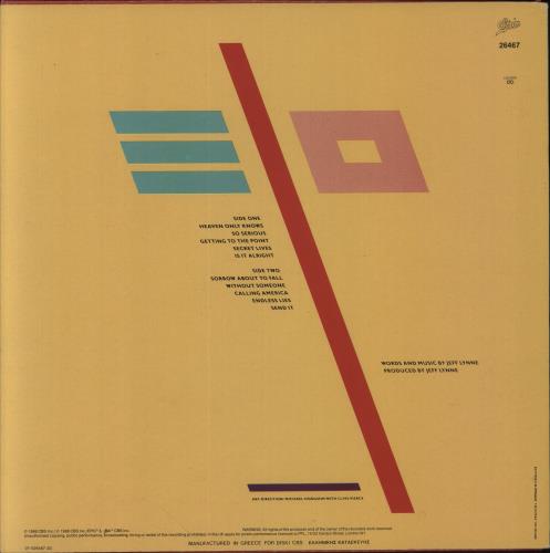 Electric Light Orchestra Balance Of Power vinyl LP album (LP record) Greek ELOLPBA862957