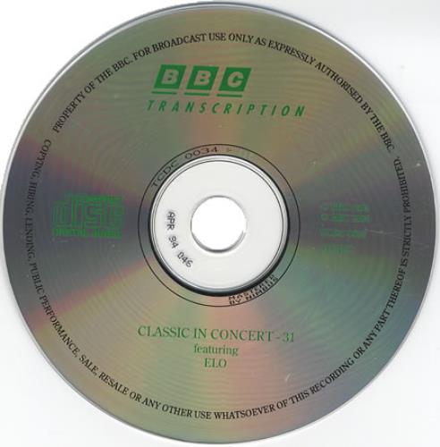 Electric Light Orchestra Classic In Concert 31 CD album (CDLP) UK ELOCDCL366943