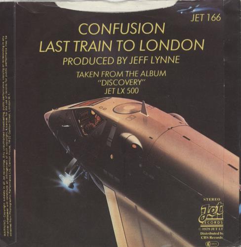 Electric Light Orchestra Confusion + Sleeve 7" vinyl single (7 inch record / 45) UK ELO07CO559051