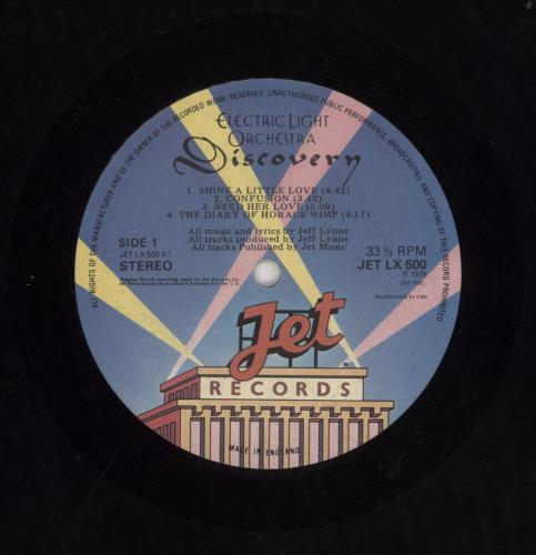 Electric Light Orchestra Discovery + Insert vinyl LP album (LP record) UK ELOLPDI171434