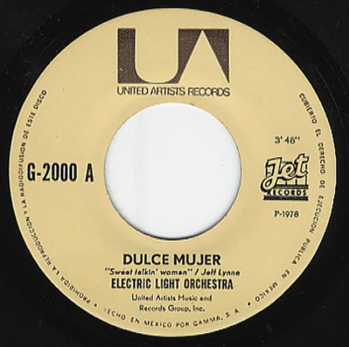 Electric Light Orchestra Dulce Mujer 7" vinyl single (7 inch record / 45) Mexican ELO07DU356523