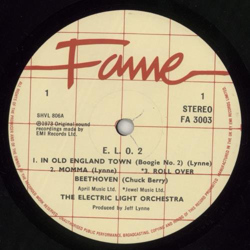 Electric Light Orchestra E.L.O. 2 vinyl LP album (LP record) UK ELOLPEL316775