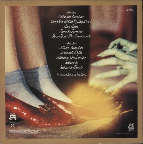 Electric Light Orchestra Eldorado vinyl LP album (LP record) UK ELOLPEL723611