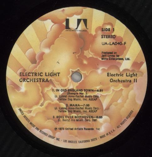 Electric Light Orchestra Electric Light Orchestra II vinyl LP album (LP record) US ELOLPEL882038