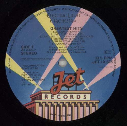 Electric Light Orchestra ELO's Greatest Hits + merch insert vinyl LP album (LP record) UK ELOLPEL729124