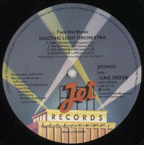 Electric Light Orchestra Face The Music - 1st vinyl LP album (LP record) UK ELOLPFA63400