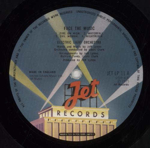 Electric Light Orchestra Face The Music vinyl LP album (LP record) UK ELOLPFA186381