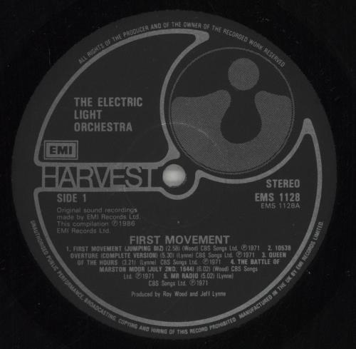 Electric Light Orchestra First Movement vinyl LP album (LP record) UK ELOLPFI348090