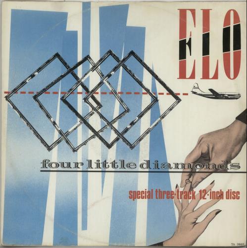 Electric Light Orchestra Four Little Diamonds - signed by Dave Morgan 12" vinyl single (12 inch record / Maxi-single) UK ELO12FO650306
