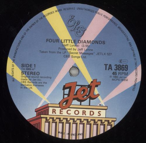 Electric Light Orchestra Four Little Diamonds 12" vinyl single (12 inch record / Maxi-single) UK ELO12FO75503