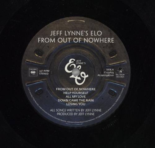 Electric Light Orchestra From Out Of Nowhere vinyl LP album (LP record) UK ELOLPFR786336