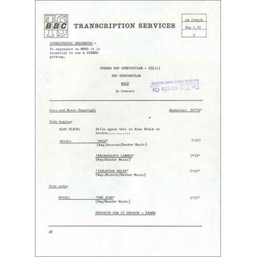 Electric Light Orchestra In Concert - Pop Spectacular vinyl LP album (LP record) UK ELOLPIN230539