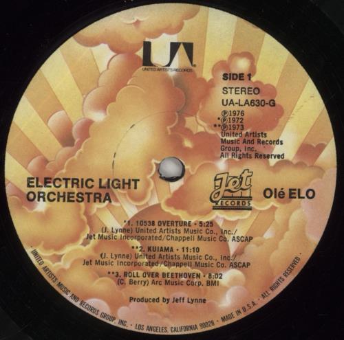 Electric Light Orchestra Ol ELO vinyl LP album (LP record) US ELOLPOL285389