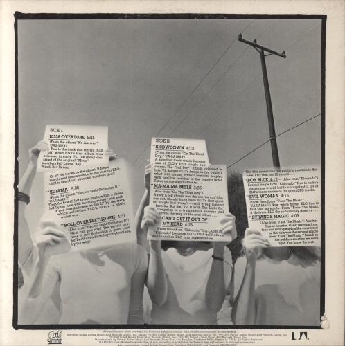 Electric Light Orchestra Ol ELO vinyl LP album (LP record) US ELOLPOL285389