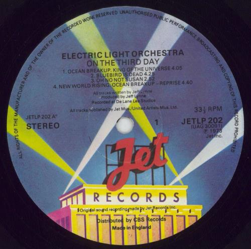 Electric Light Orchestra On The Third Day - EX vinyl LP album (LP record) UK ELOLPON447334