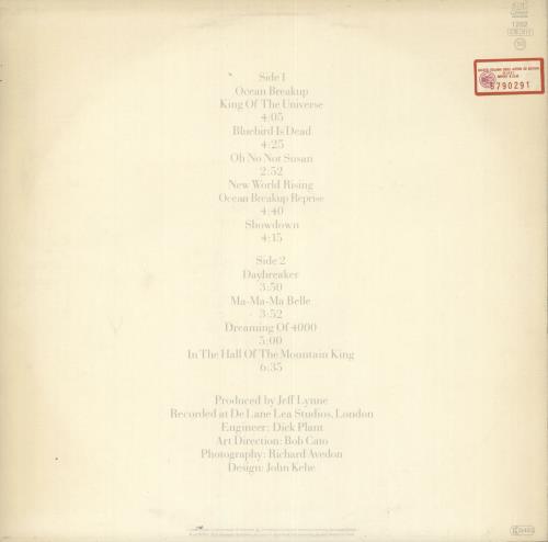 Electric Light Orchestra On The Third Day vinyl LP album (LP record) Dutch ELOLPON727097