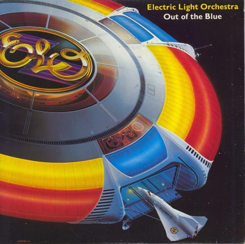 Electric Light Orchestra Out Of The Blue + Spaceship 2-LP vinyl record set (Double LP Album) UK ELO2LOU771816