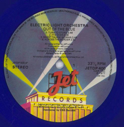 Electric Light Orchestra Out Of The Blue - Blue Vinyl - Complete - EX 2-LP vinyl record set (Double LP Album) UK ELO2LOU808759