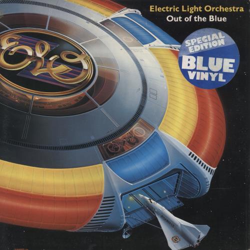 Electric Light Orchestra Out Of The Blue - Blue Vinyl - Complete - Stickered Sleeve 2-LP vinyl record set (Double LP Album) UK ELO2LOU846448