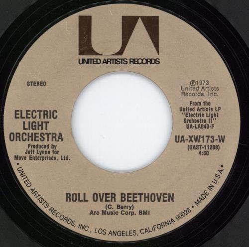 Electric Light Orchestra Roll Over Beethoven 7" vinyl single (7 inch record / 45) US ELO07RO772374