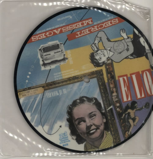 Electric Light Orchestra Secret Messages 7" vinyl picture disc (7 inch picture disc single) UK ELO7PSE593347