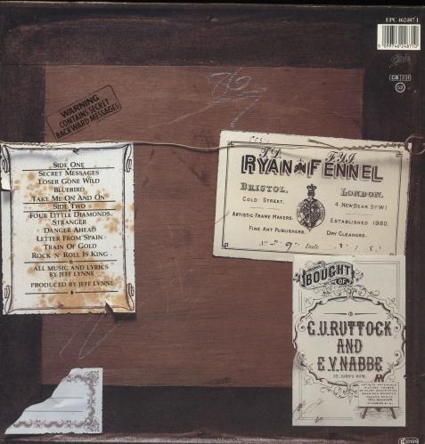 Electric Light Orchestra Secret Messages vinyl LP album (LP record) UK ELOLPSE705958