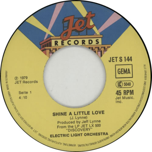 Electric Light Orchestra Shine A Little Love - P/S 7" vinyl single (7 inch record / 45) German ELO07SH601487