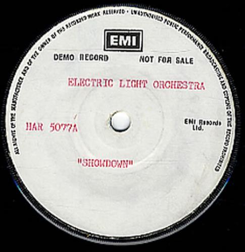 Electric Light Orchestra Showdown 7" vinyl single (7 inch record / 45) UK ELO07SH81235