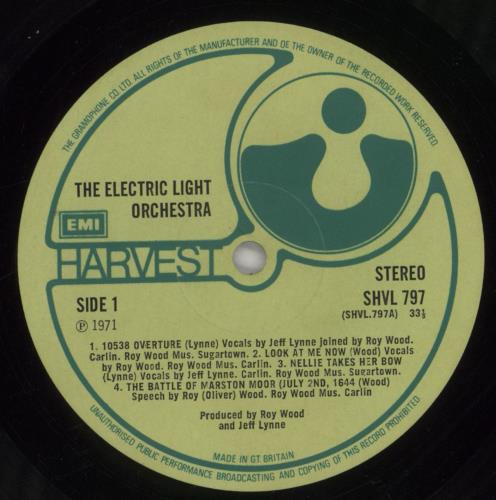 Electric Light Orchestra The Electric Light Orchestra - 1st + Insert - EX vinyl LP album (LP record) UK ELOLPTH858101