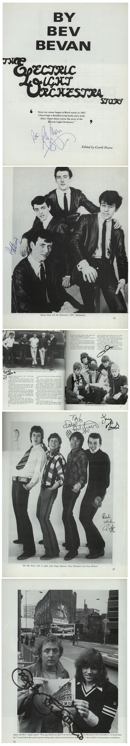 Electric Light Orchestra The Electric Light Orchestra - Autographed book UK ELOBKTH579493