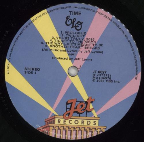 Electric Light Orchestra Time vinyl LP album (LP record) Australian ELOLPTI276217