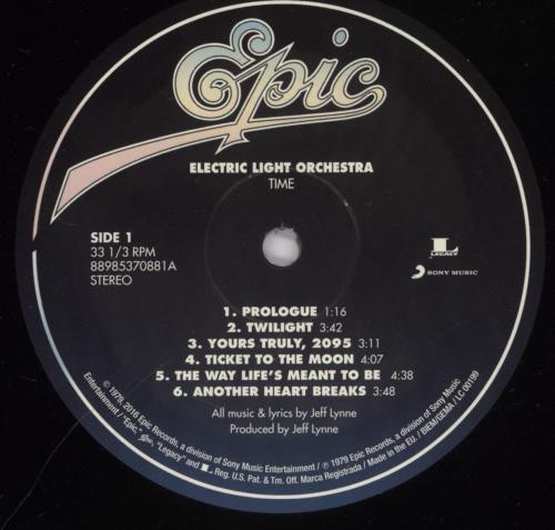 Electric Light Orchestra Time vinyl LP album (LP record) UK ELOLPTI892037