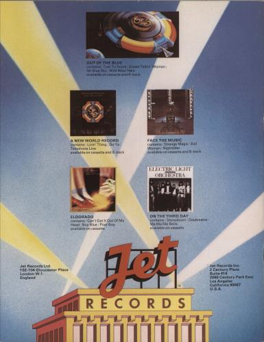 Electric Light Orchestra World Tour 1978 tour programme UK ELOTRWO589990